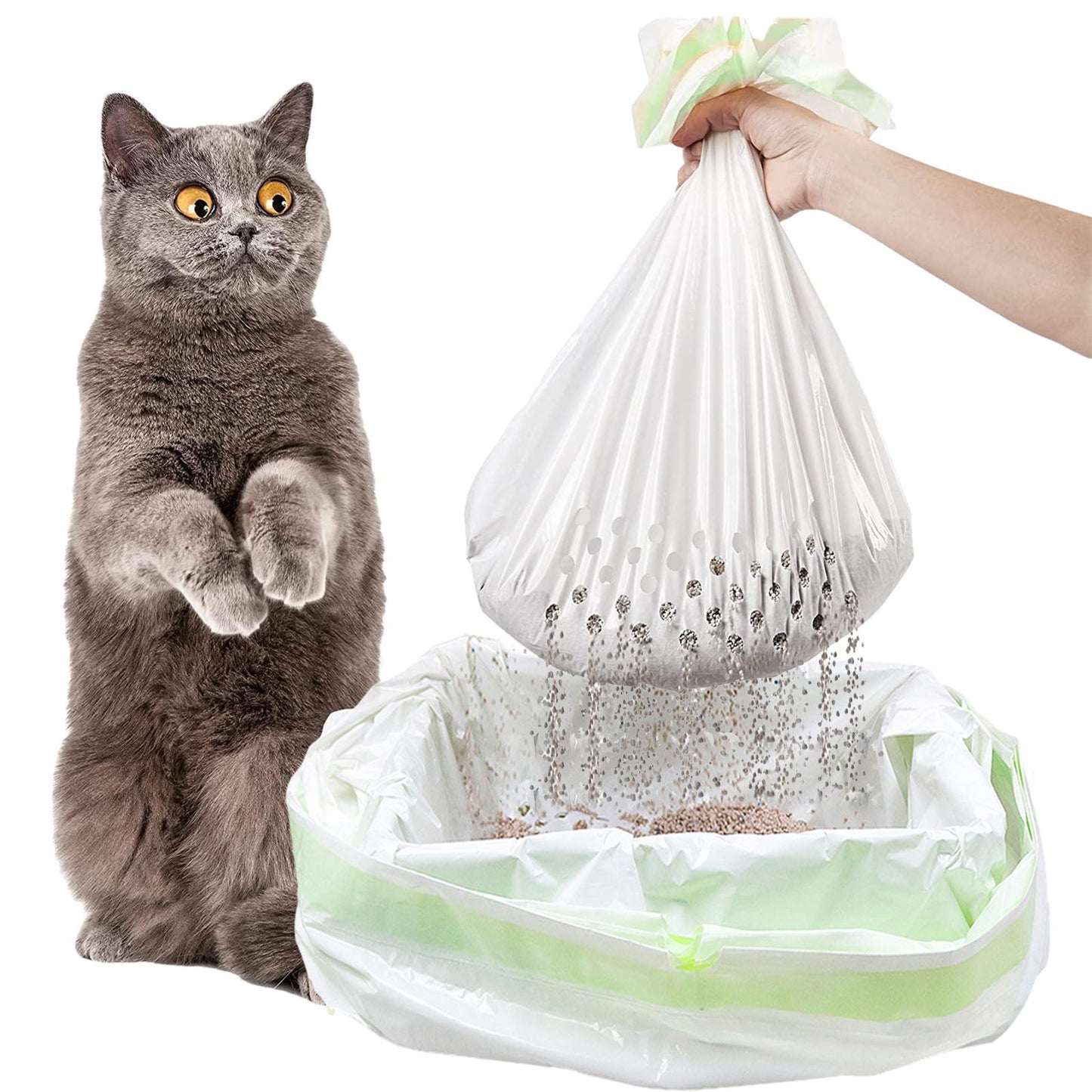 Free-flow Litter Box Liner Pack of 7